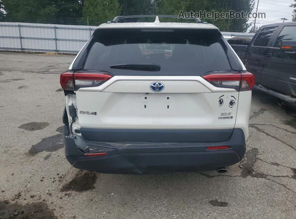 4T3B6RFV2MU058532 2021 TOYOTA RAV4 White Հետևի տեսք