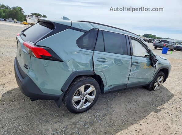 4T3B6RFV3MU056689 2021 TOYOTA RAV4 Бирюзовый Задняя правая четверть