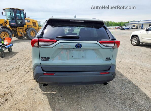 4T3B6RFV3MU056689 2021 TOYOTA RAV4 Бирюзовый Вид сзади