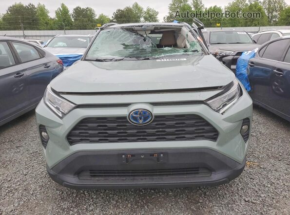 4T3B6RFV3MU056689 2021 TOYOTA RAV4 Бирюзовый Вид спереди