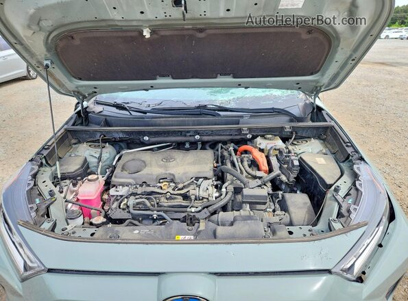 4T3B6RFV3MU056689 2021 TOYOTA RAV4 Бирюзовый Вид подкапотного пространства
