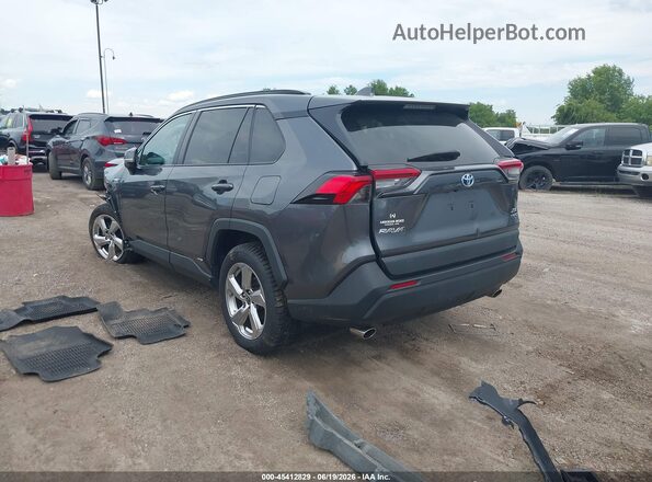 4T3B6RFV4MU040999 2021 TOYOTA RAV4 HYBRID Gray Trasero izquierdo