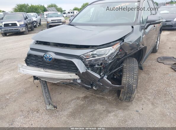 4T3B6RFV4MU040999 2021 TOYOTA RAV4 HYBRID Gray Vista frontal