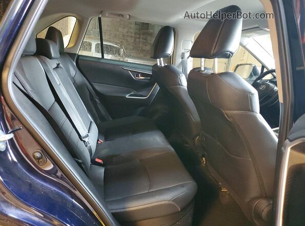 4T3B6RFV4MU052098 2021 TOYOTA RAV4 Blue Rear interior view