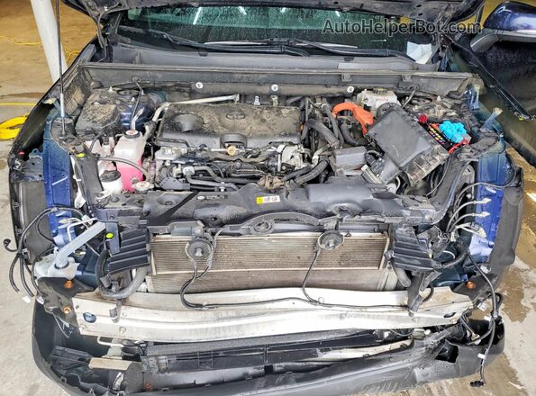4T3B6RFV4MU052098 2021 TOYOTA RAV4 Blue Engine compartment view