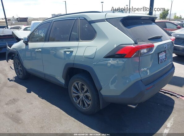 4T3B6RFV4NU103066 2022 TOYOTA RAV4 HYBRID Gray Rear left