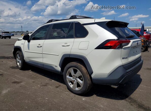 4T3B6RFV5MU024844 2021 TOYOTA RAV4 White Հետևի ձախ