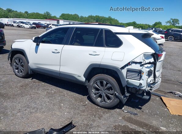 4T3B6RFV5PU107890 2023 TOYOTA RAV4 HYBRID White Rear left