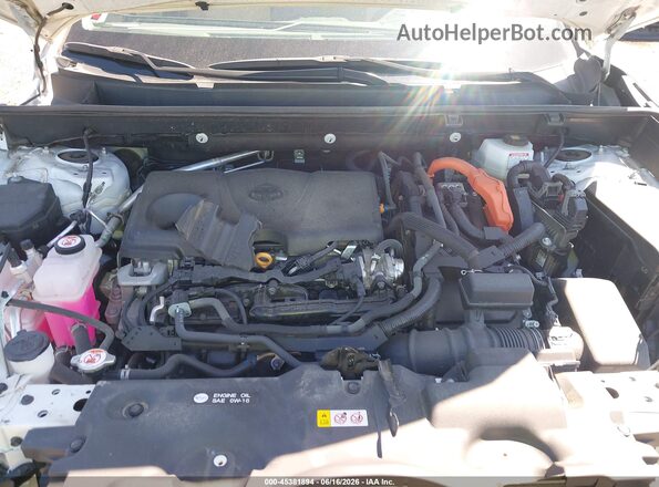 4T3B6RFV5PU107890 2023 TOYOTA RAV4 HYBRID White Rear view
