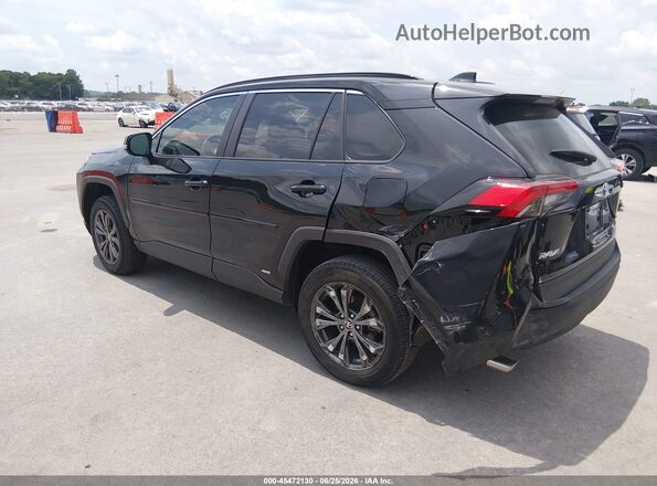 4T3B6RFV6NU103165 2022 TOYOTA RAV4 HYBRID Black Задня ліва чверть