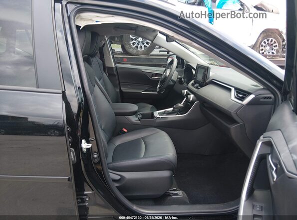 4T3B6RFV6NU103165 2022 TOYOTA RAV4 HYBRID Black Вид салону спереду