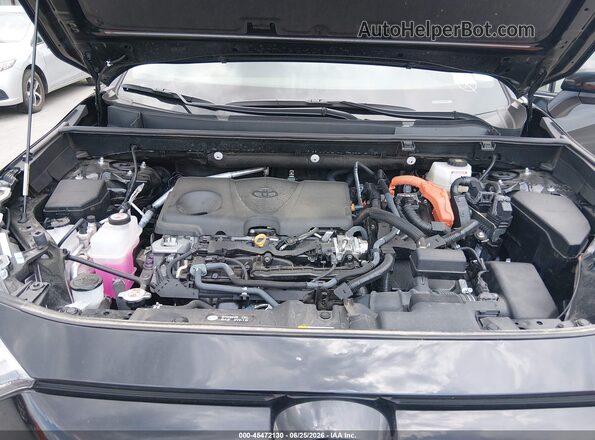 4T3B6RFV6NU103165 2022 TOYOTA RAV4 HYBRID Black Вид ззаду