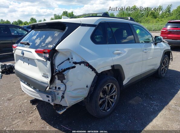 4T3B6RFV7NU078650 2022 TOYOTA RAV4 HYBRID White Rear right