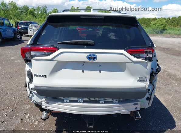 4T3B6RFV7NU078650 2022 TOYOTA RAV4 HYBRID White 