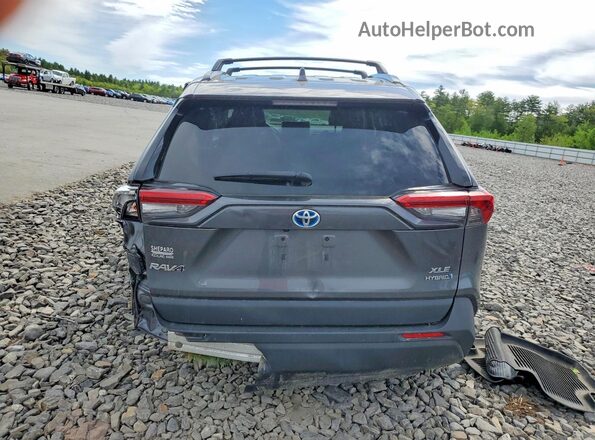 4T3B6RFV8NU069102 2022 TOYOTA RAV4 Gray უკანა ხედი