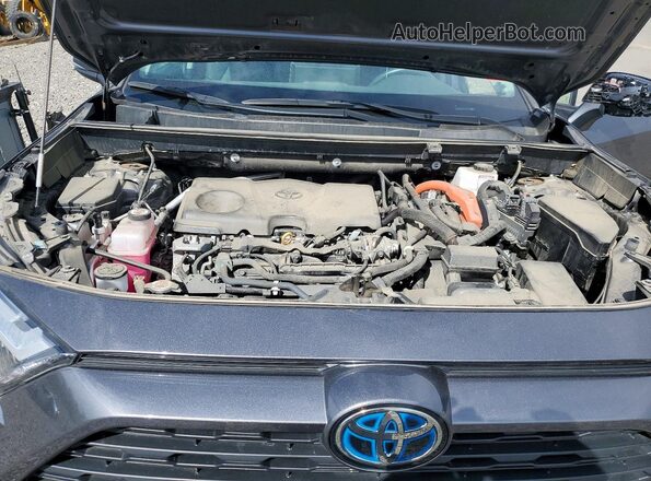 4T3B6RFV8NU069102 2022 TOYOTA RAV4 Gray უკანა სალონის ხედი