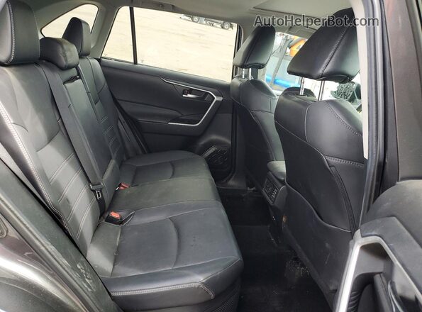 4T3B6RFV8NU069102 2022 TOYOTA RAV4 Gray უკანა სავარძლების ხედი