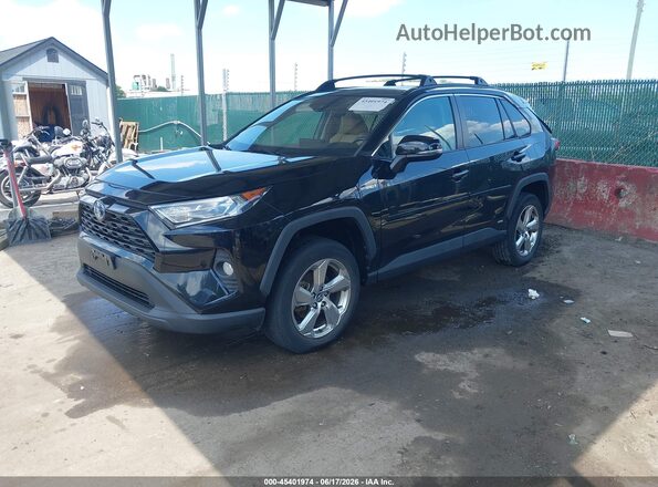 4T3B6RFV9MU019355 2021 TOYOTA RAV4 HYBRID Black Front left