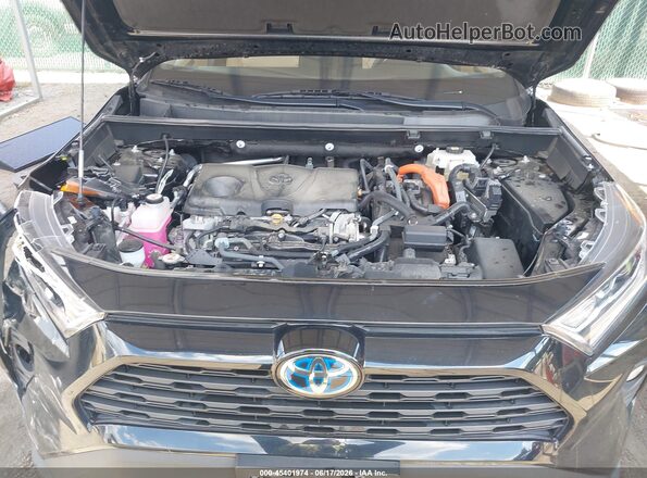 4T3B6RFV9MU019355 2021 TOYOTA RAV4 HYBRID Black Rear view