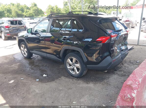 4T3B6RFV9MU019355 2021 TOYOTA RAV4 HYBRID Black Rear left