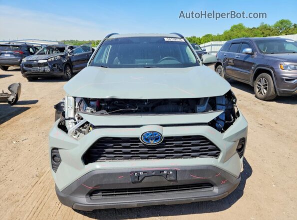 4T3B6RFVXMU007828 2021 TOYOTA RAV4 Green Vista frontal