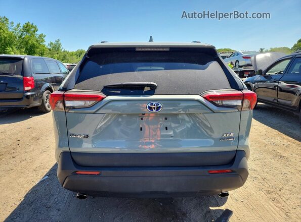 4T3B6RFVXMU007828 2021 TOYOTA RAV4 Green Vista trasera