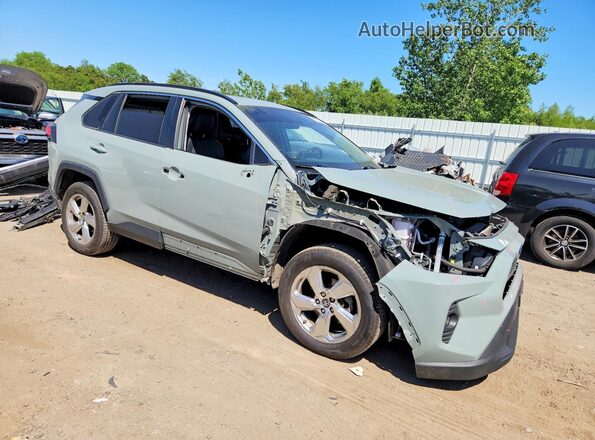 4T3B6RFVXMU007828 2021 TOYOTA RAV4 Green Delantero derecho