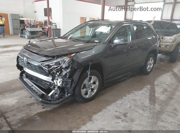 4T3B6RFVXMU060190 2021 TOYOTA RAV4 HYBRID Серый Передняя левая четверть