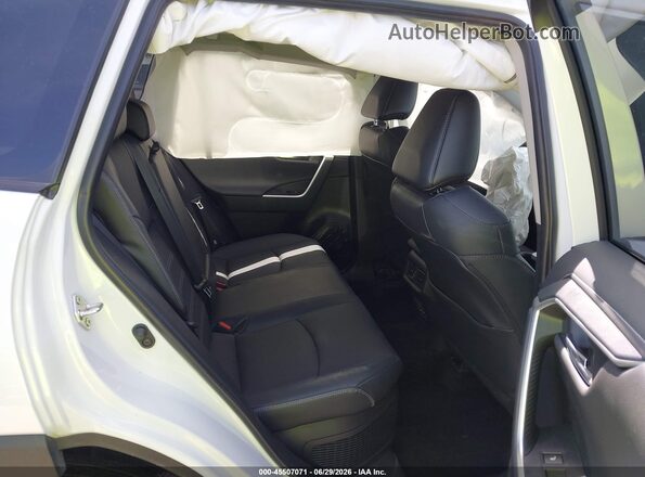 4T3D6RFV1SU186881 2025 TOYOTA RAV4 HYBRID White Widok naklejki z numerem VIN