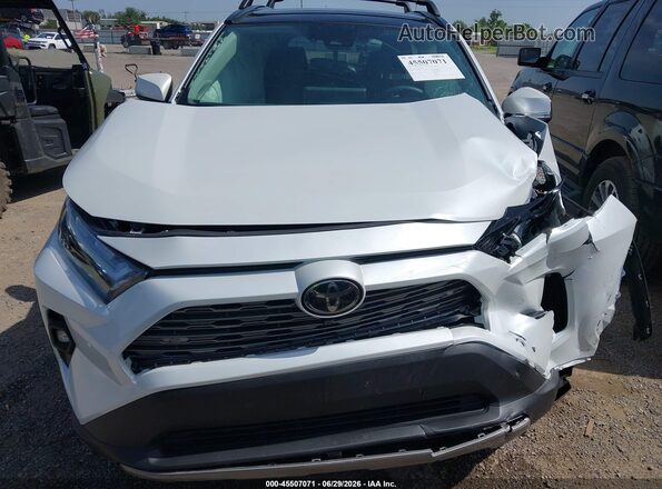 4T3D6RFV1SU186881 2025 TOYOTA RAV4 HYBRID White Widok zestawu wskaźników