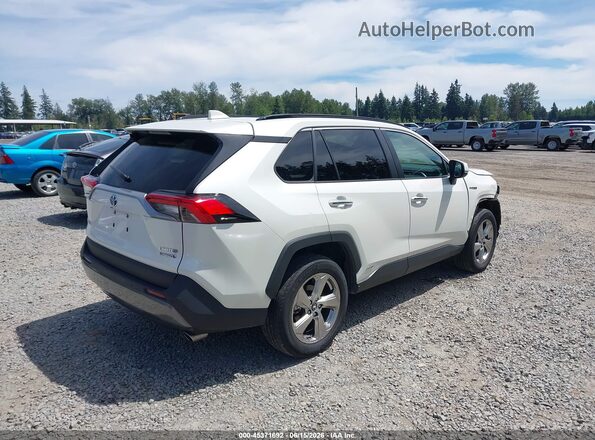 4T3D6RFV2MU024776 2021 TOYOTA RAV4 HYBRID Белый Задняя правая четверть