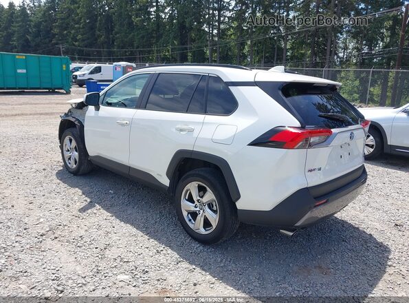 4T3D6RFV2MU024776 2021 TOYOTA RAV4 HYBRID Белый Задняя левая четверть