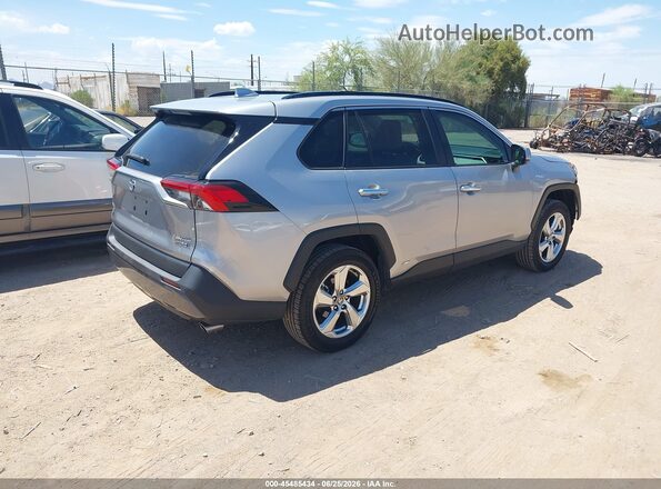 4T3D6RFV2MU062427 2021 TOYOTA RAV4 HYBRID Silver Задня права чверть