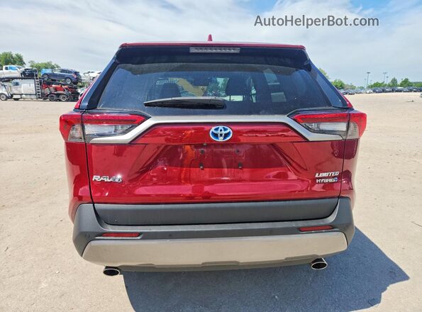 4T3D6RFV3PU117388 2023 TOYOTA RAV4 Maroon უკანა ხედი