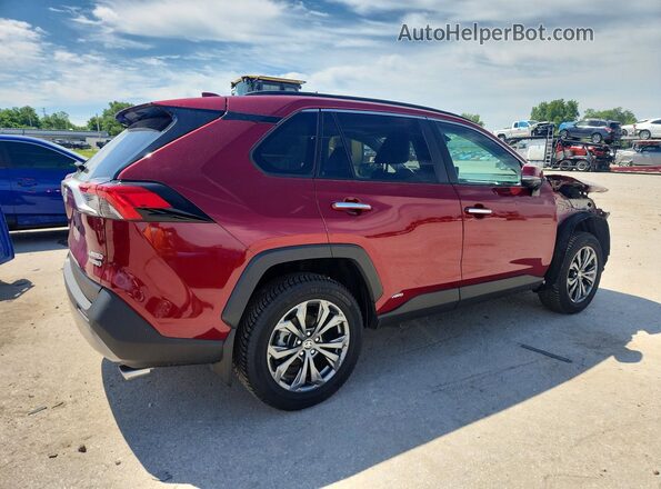 4T3D6RFV3PU117388 2023 TOYOTA RAV4 Maroon უკანა მარჯვენა