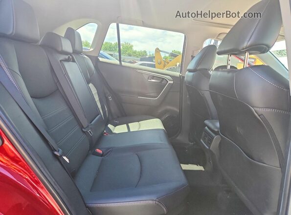 4T3D6RFV3PU117388 2023 TOYOTA RAV4 Maroon უკანა სალონის ხედი