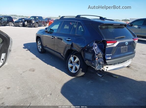 4T3D6RFV5MU057254 2021 TOYOTA RAV4 HYBRID Dark Blue Tył lewy