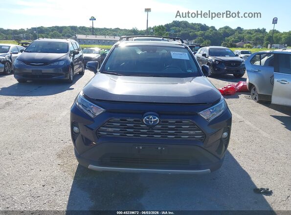 4T3D6RFV5MU057254 2021 TOYOTA RAV4 HYBRID Dark Blue Widok zestawu wskaźników