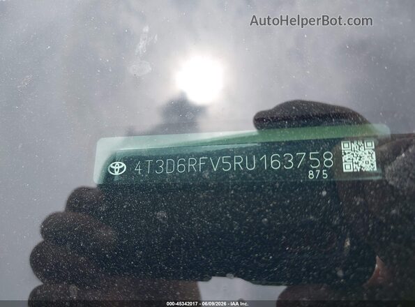 4T3D6RFV5RU163758 2024 TOYOTA RAV4 HYBRID White ძრავის განყოფილების ხედი