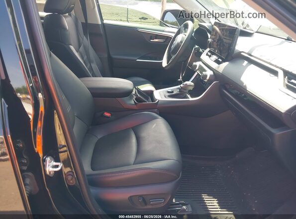 4T3D6RFV7PU110315 2023 TOYOTA RAV4 HYBRID Black Front interior view