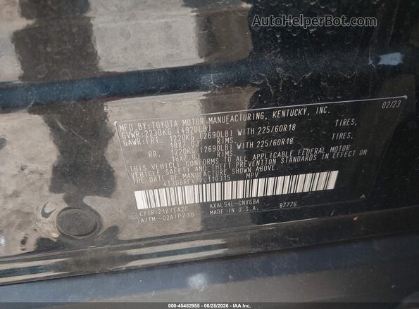 4T3D6RFV7PU110315 2023 TOYOTA RAV4 HYBRID Black Engine compartment view