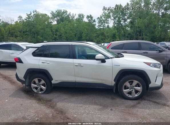 4T3D6RFV8MU015497 2021 TOYOTA RAV4 HYBRID White Սալոնի հետևի տեսք