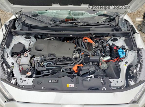 4T3D6RFV8SU194945 2025 TOYOTA RAV4 White ძრავის განყოფილების ხედი