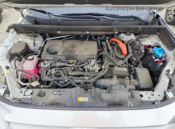 4T3DWRFV3LU001649 2020 TOYOTA RAV4 White Engine compartment view