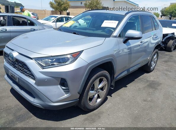4T3DWRFV3LU004793 2020 TOYOTA RAV4 HYBRID Gray Առջևի ձախ երեք քառորդ տեսարան