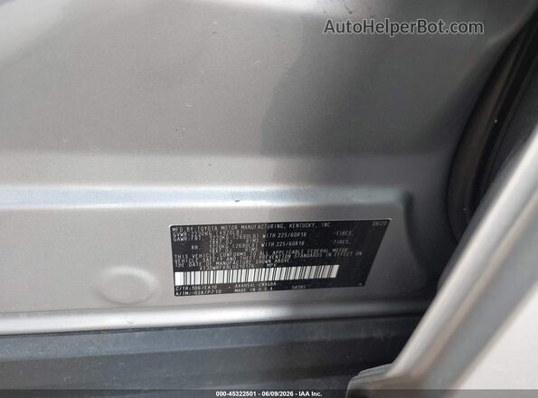 4T3DWRFV9LU010176 2020 TOYOTA RAV4 HYBRID Silver Vista del compartimento del motor