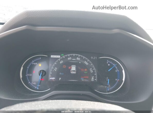 4T3DWRFV9LU010176 2020 TOYOTA RAV4 HYBRID Silver Vista de los asientos traseros