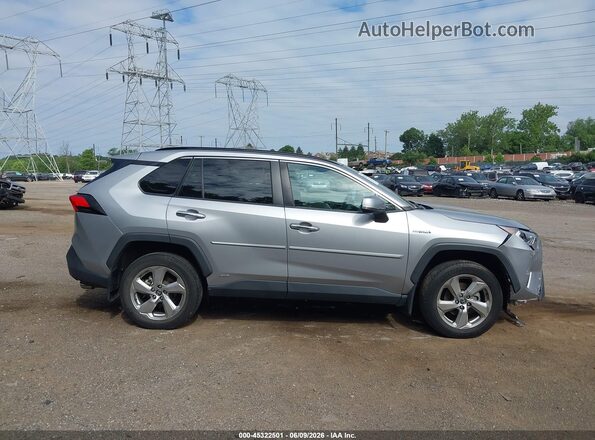 4T3DWRFV9LU010176 2020 TOYOTA RAV4 HYBRID Silver Vista interior trasera