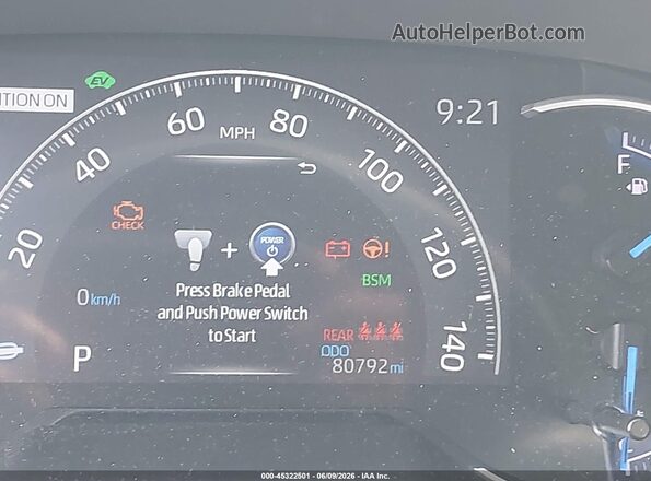 4T3DWRFV9LU010176 2020 TOYOTA RAV4 HYBRID Silver 
