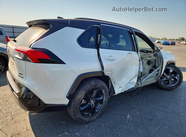 4T3E6RFV0MU008869 2021 TOYOTA RAV4 White უკანა მარჯვენა
